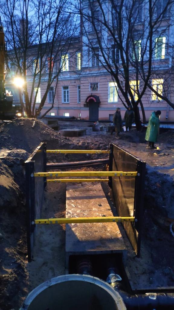 крепи траншейные в работе крепи траншейные