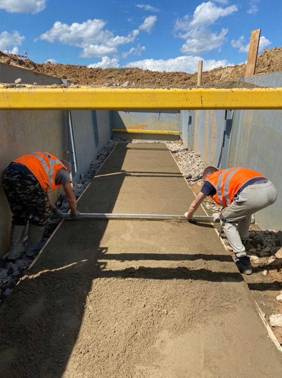 крепи в траншее траншейные крепи в работе